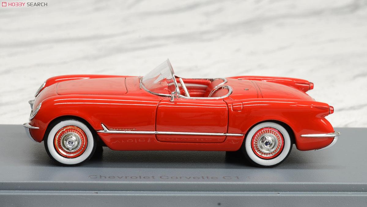 シボレー コルベット ミニカー 赤 MINI GT 1/64スケール「シボレー・コルベット スティングレイ