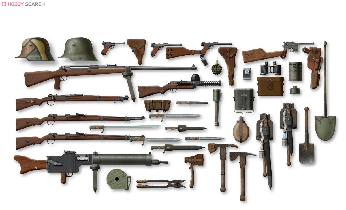 WWI German Infantry Weapon and Equipment (Plastic model