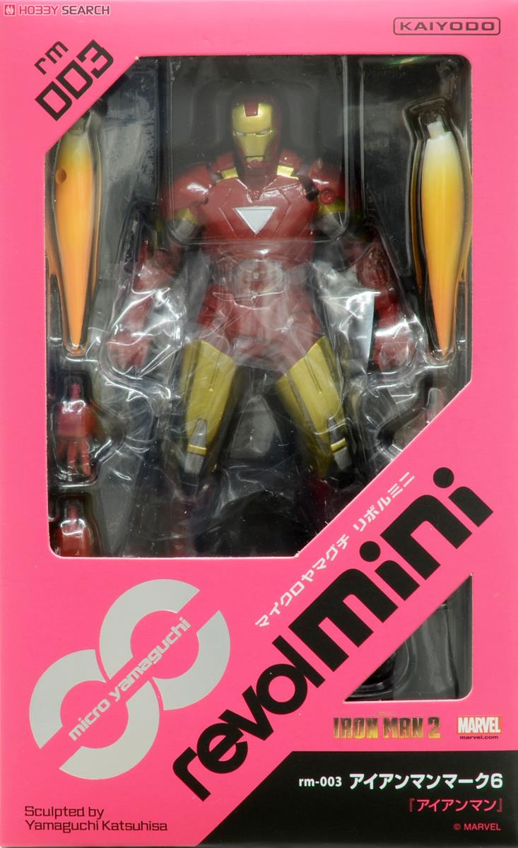 マイクロヤマグチ リボルミニ rm-003 アイアンマンMk.6 (完成品) パッケージ1 モーダル