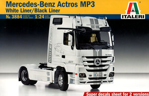 Mercedes-Benz Actros MP3 (White Liner/Black Liner) (Model Car)