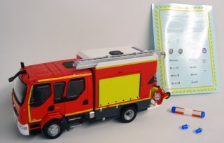 ルノー ミッドラム ダブルキャブ 消防車 FPTL PSE SIDES (デカール 