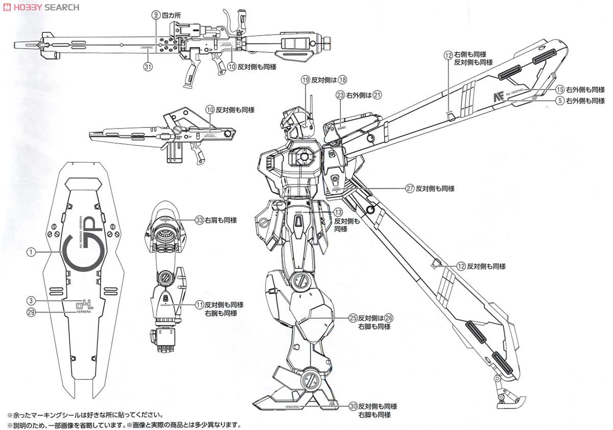 ガンダム試作4号機 ガーベラ (RE/100) (ガンプラ) 塗装3 モーダル