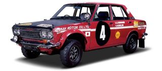ダットサンブルーバード 510 4 1970 東アフリカ サファリラリー 優勝車 エドガー ハーマン ハンス シュラー ミニカー ホビーサーチ ミニカー
