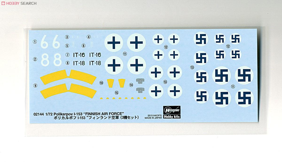 [���ܼ�] BH02144 [Hasegawa] BH02144 1/72 Polikarpov I-153 Finnish Air Force (2 kits in the box)- 2�� ����