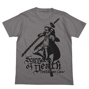 ワンピース ドレスローザ編ローTシャツ MEDIUM GRAY M キャラクター