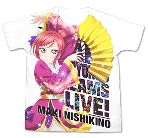 ラブライブ The School Idol Movie 劇場版 西木野真姫 フルグラフィックtシャツ White M キャラクターグッズ ホビーサーチ キャラクターグッズ