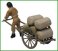Two-wheeled Cart (with Doll & Luggage) (Unassembled Kit) (Model Train) 商品画像3 Thumbnail