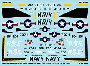 Usn F-4J Vf-84 [Uss Roosevelt] (Decal) - Hobbysearch Military Model Store