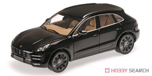 Porsche Macan Turbo 2013 Black Metallic (Diecast Car