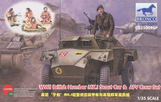 英 ハンバーmk I偵察装甲車 クルー4体 プラモデル ホビーサーチ ミリタリープラモ