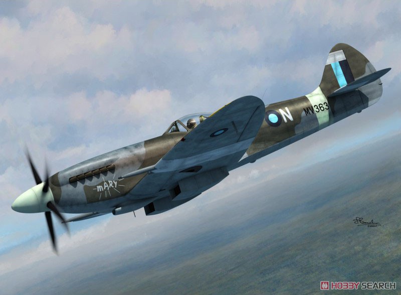 アカデミー「スピットファイア FR. MK ⅩⅣ E」完成品 Academy 1/48 Spitfire FR.XIVe 'Special Edition', by Tom Cleaver
