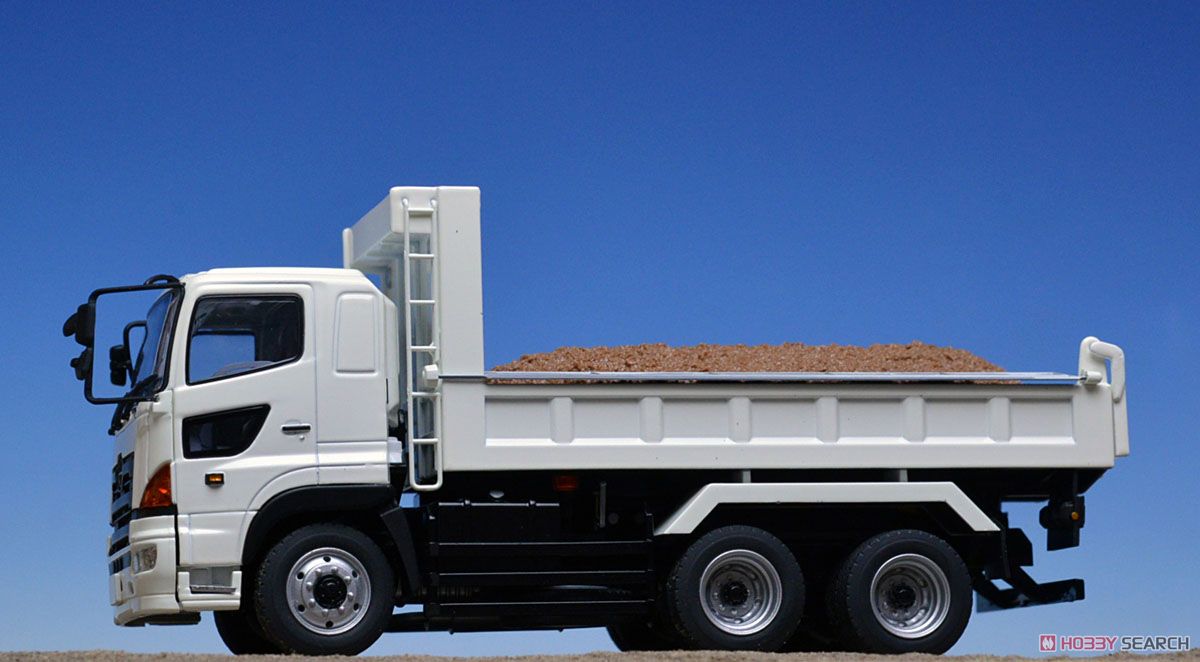 Hino Profia FS 6*4 Dump Truck White Fullcab Standard Roof (Black 