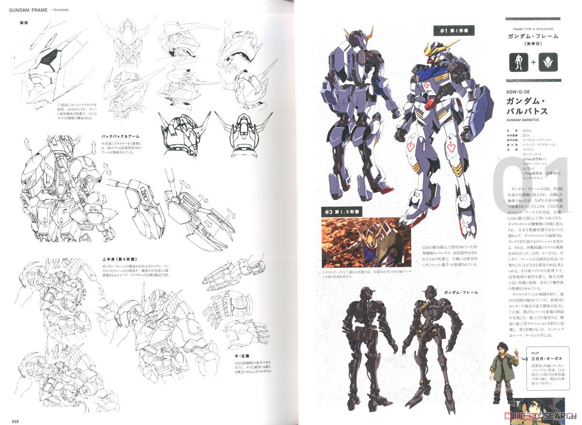 Mobile Suit Gundam Iron-Blooded Orphans Mechanics & World 2 Art Book