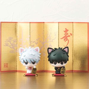 希少！　銀魂 ぷちきゃらランド 招きまくり猫セット ぷちきゃらランド 銀魂 招きまくり猫セット (フィギュア) - ホビー