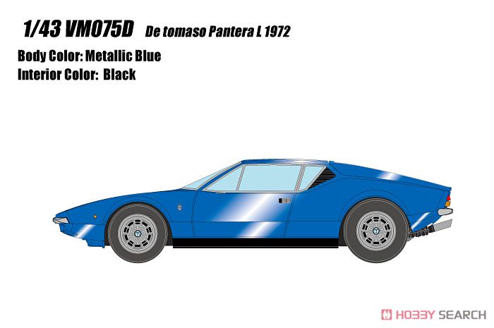 De Tomaso Pantera L メタリックブルー ミニカー｜ホビーサーチ