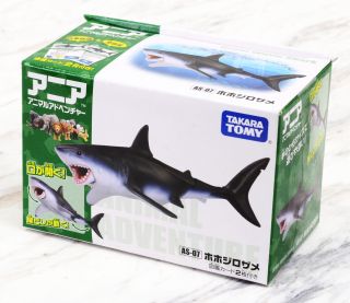 Takara Tomy ANIA Animal AS-07 Great White Shark Mini Action Figure 