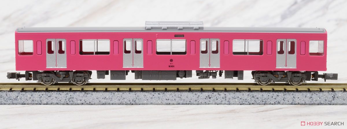 GM ★ 西武9000系（9101編成・ピンク）増結中間車　6両（動力無し） 50068＞西武9000系（9101編成・ピンク・行先点灯）基本4両編成セット 鉄道模型