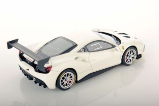 Ferrari 488 Challenge Bianco Avus White Without Livery