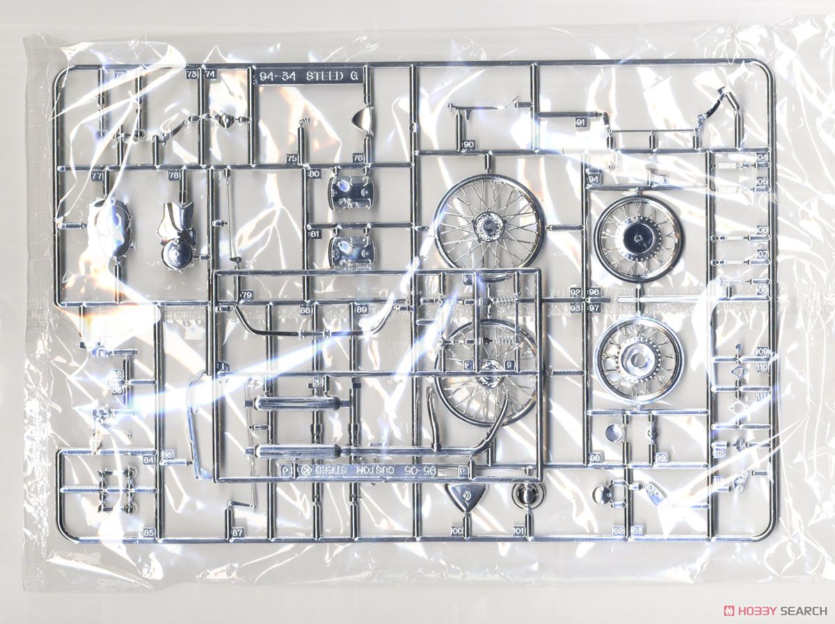 ホンダ スティード400VSE カスタムパーツ付き (プラモデル