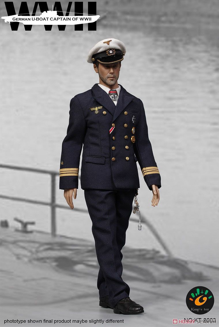 キングストイ 1/6 WWII ジャーマン Uボート キャプテン (ドール) 商品画像6