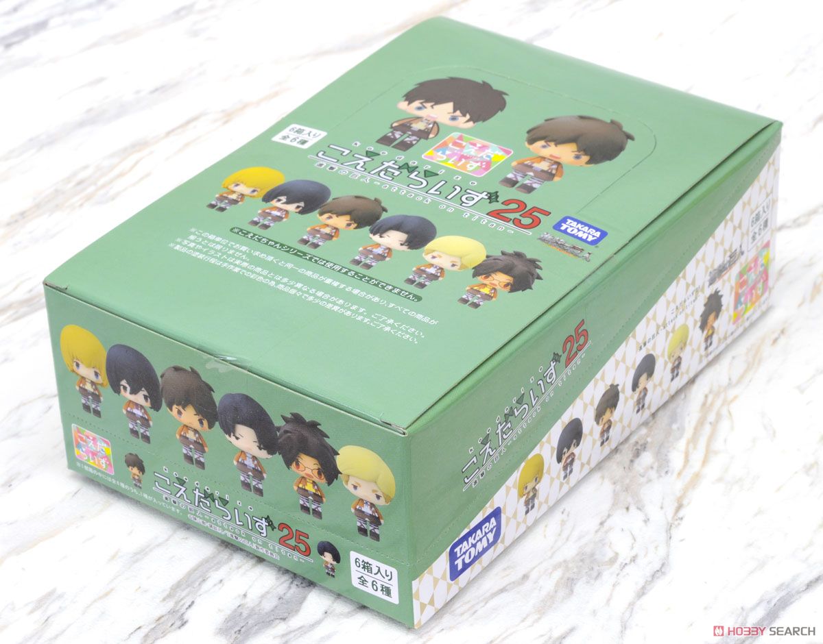 こえだらいず25 進撃の巨人 attack on titan 6個セット フィギュア