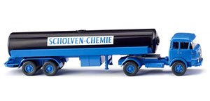 (HO) Krupp Tanker Truck `Scholven-Chemie` (Model Train)