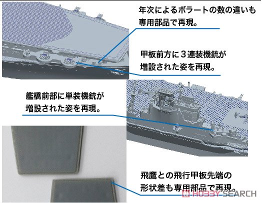 IJN Aircraft Carrier Jyunyo 1944 Full Hull Model (Plastic model) その他の画像3