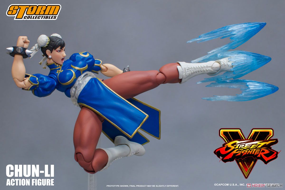【希少】ストリートファイター　Vアクション 春麗 フィギュア2018年 ストリートファイターV アクションフィギュア 春麗 (フィギュア