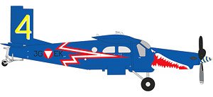 herpa 580274 Austrian Air Force Pilot PC-6 Turbo Porter-4 Wing Blue Elise-3G-EK