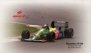Benetton B188 No.19 3rd British GP 1988 Alessandro Nannini 