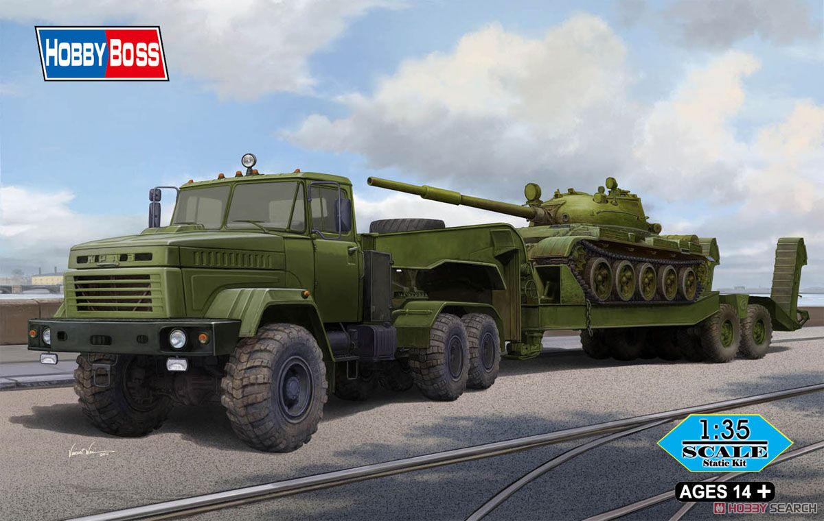 ウクライナ KrAZ-6446 Tractor w.MAZ/ChMZAP-5247G セミトレーラー T
