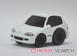 チョロQ ホンダ　シビック TinyQ ホンダ シビック EG6 ホワイト (チョロQ) - ホビーサーチ