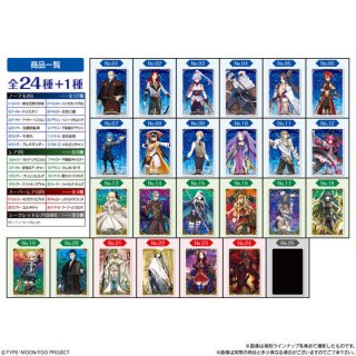 BANDAI Fate Grand FGO Order wafer 10 Full complete set 25 japan Limited
