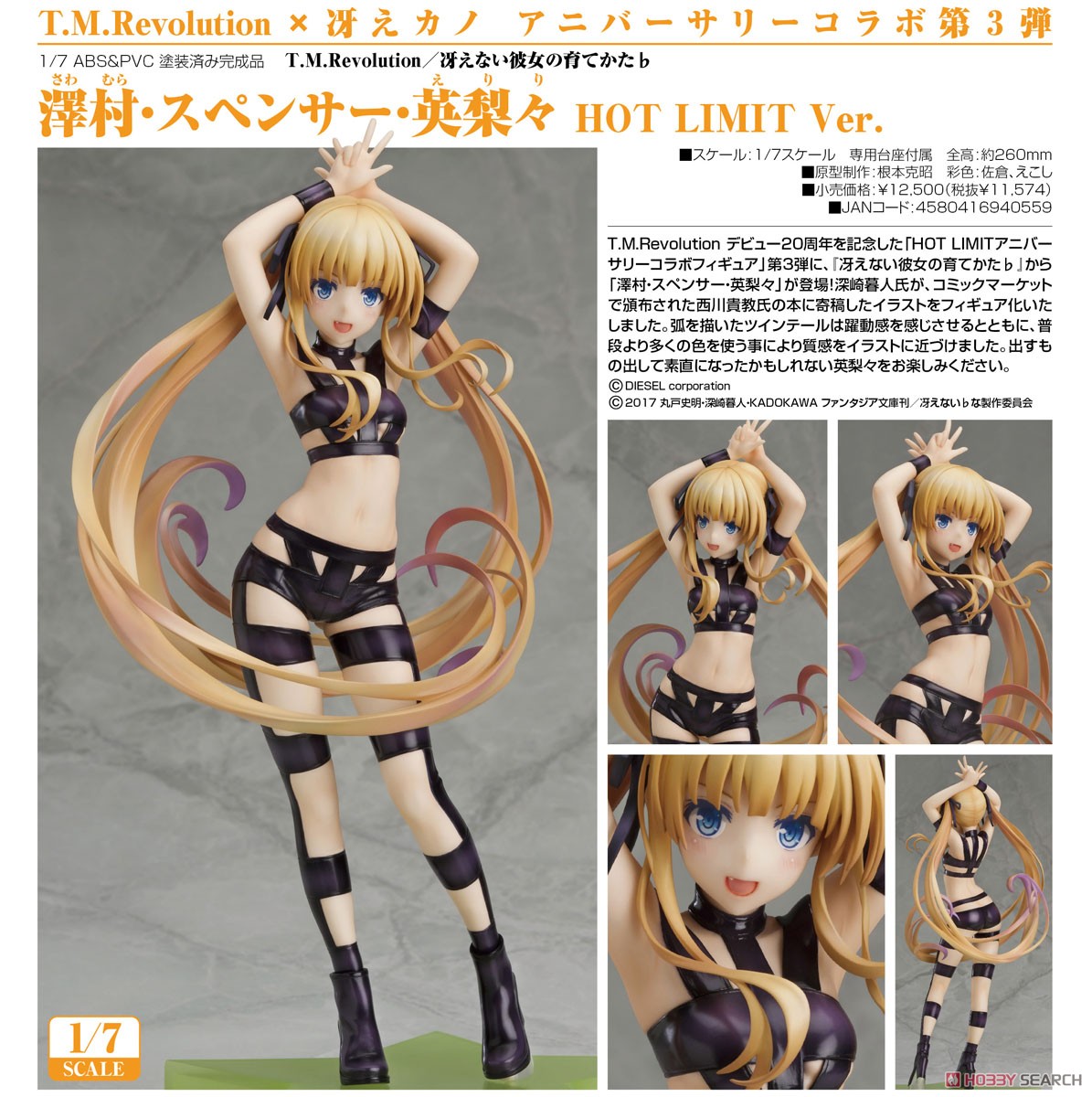 澤村・スペンサー・英梨々 HOT LIMIT Ver. (フィギュア) 商品画像6