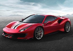 Ferrari 488 Pista Geneva Motor Show 2018 Red Diecast Car