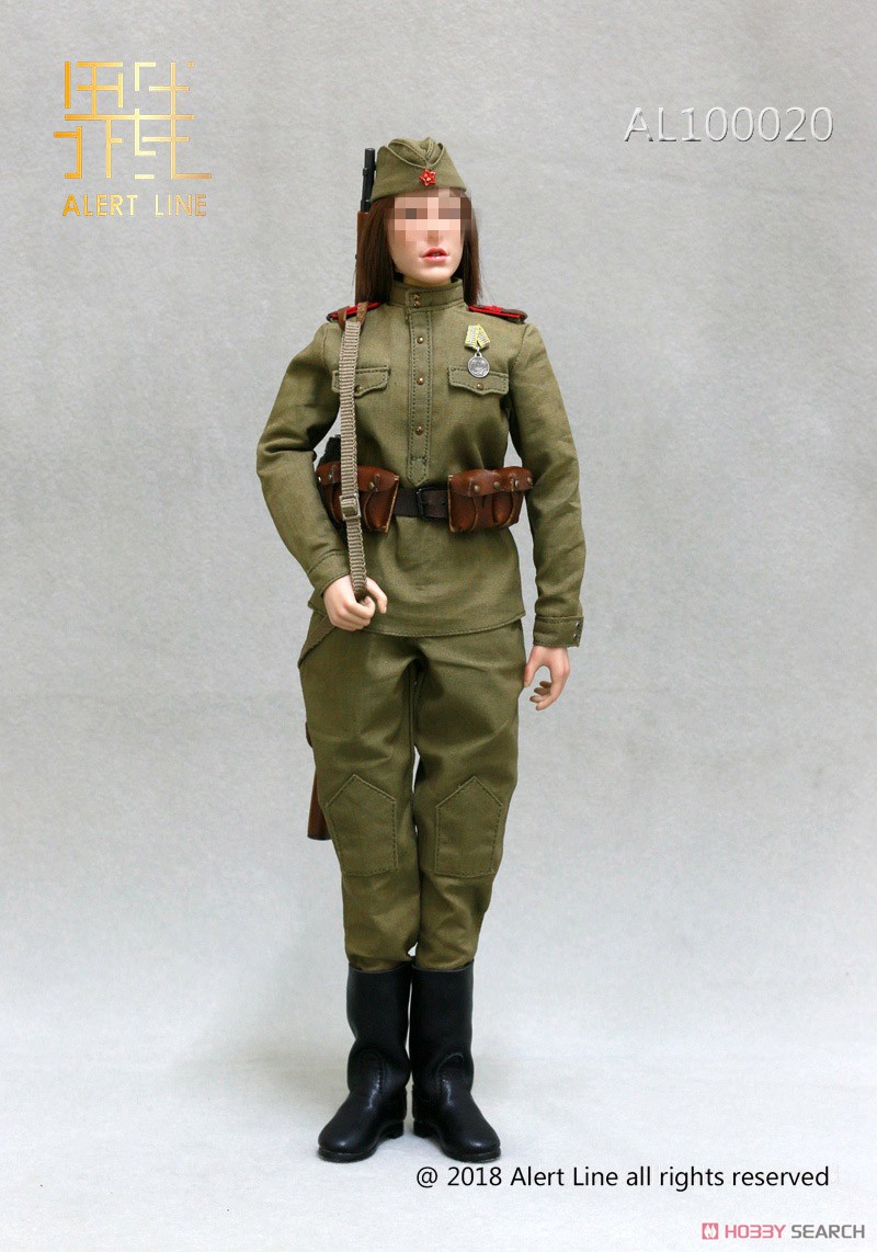 1/6 可動フィギュア用装備セット 第2次世界大戦 ソ連女性スナイパー
