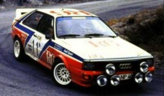 Audi QUATTRO r6 Rally San Remo 1982 CINOTTO/RADAELLI 1:43 Trofeu 1616 