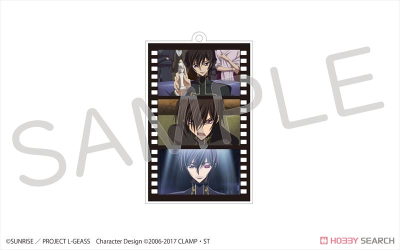 コードギアス　反逆のルルーシュⅢ 皇道　フィルム風名場面キーホルダー　ルルーシュ コードギアス 反逆のルルーシュIII 皇道 フィルム風名場面