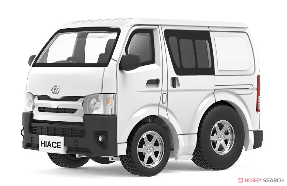 TinyQ トヨタ ハイエース ホワイト (チョロQ) - ホビーサーチ ミニカー