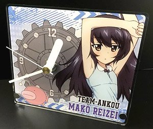 Girls und Panzer das Finale Acrylic Table Clock [Mako Reizei] (Anime Toy)