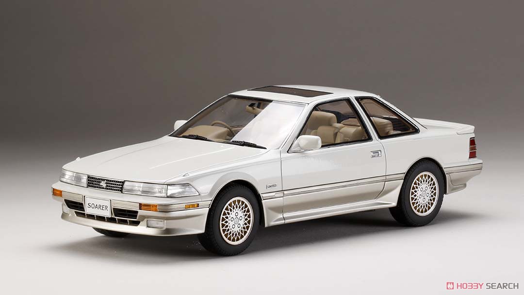 Toyota Soarer 3.0GT Limited (MZ21) AirSuspension 1988 Crystal White ToningII (Diecast Car) Item picture1