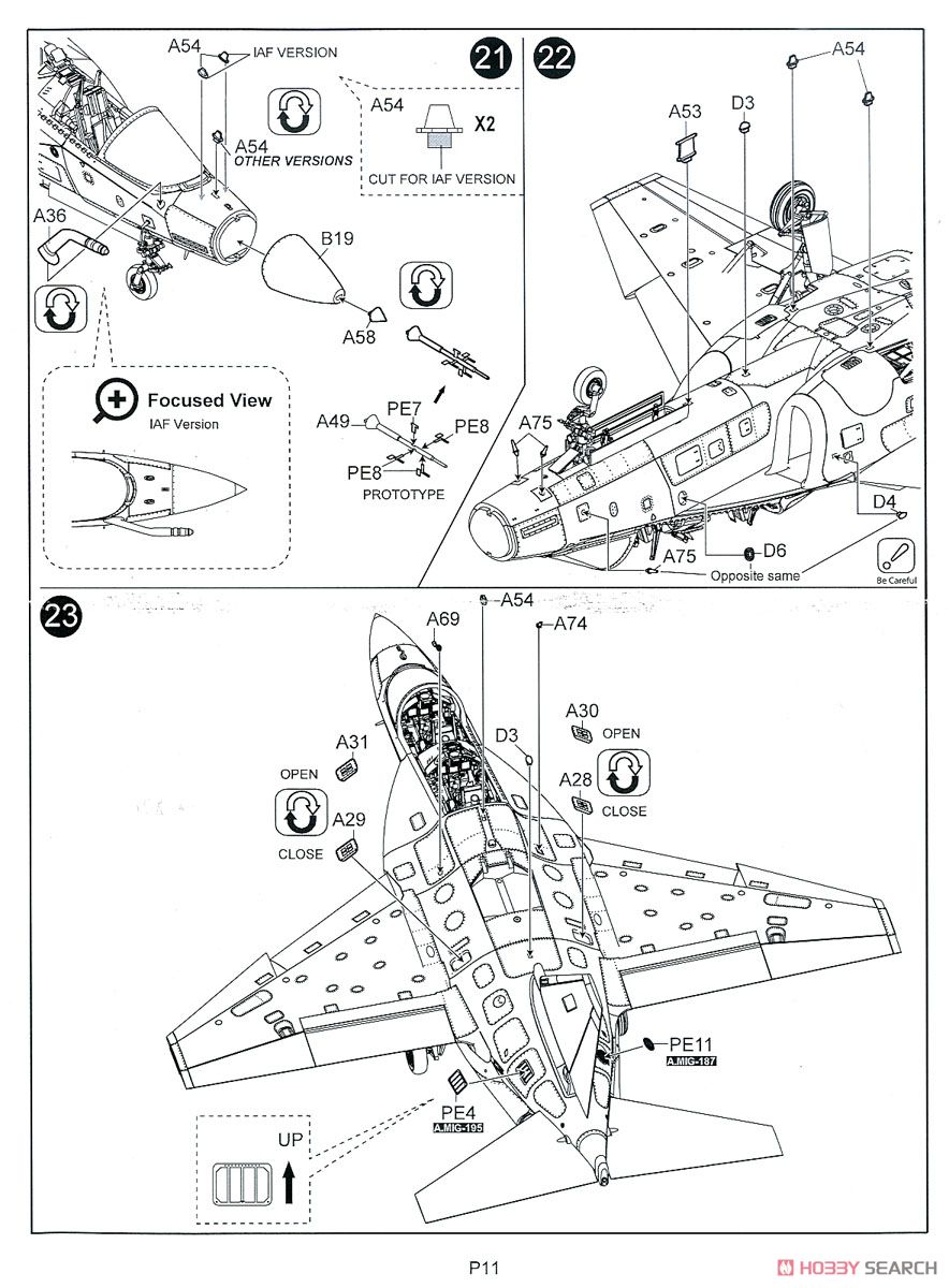 M-346 Master Trainer Aircraft (Plastic model) Assembly guide9