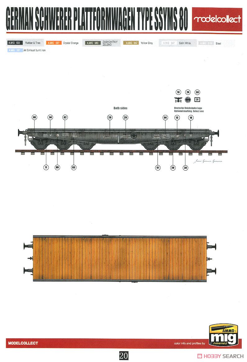 WWII German Tank Transport Trains (Plastic model