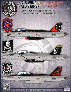 1/72 F/A-18E/F Super Hornets MUTHA Cowboy Model KIT Decal 