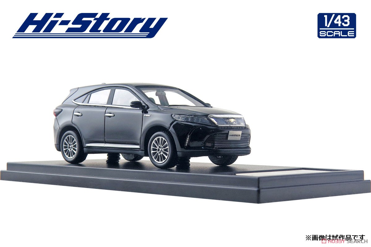 Toyota Harrier Hybrid Premium (2017) Black (Diecast Car