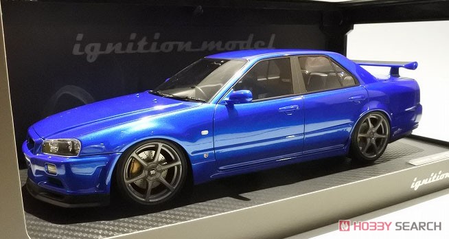 Nissan Skyline 25GT Turbo ER34イグニッションモデル IG1581 1/18 Nissan Skyline 25GT Turbo (ER34) Blue Metallic2