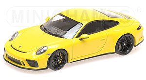 ポルシェ 911 (991.2) GT3 ツーリング 2018 イエロー (ミニカー)