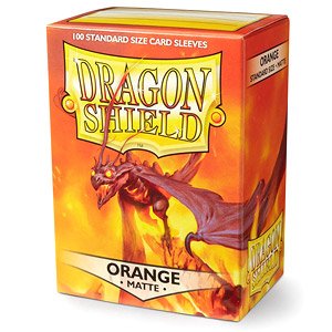 Dragon Shield Matte Standard Size Orange (100 Pieces) (Card 