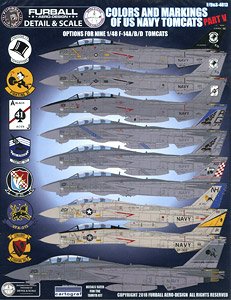 Furball Aero-Design 1/48 Colors and Markings of US Navy F-14 Tomcats Part VIII # 