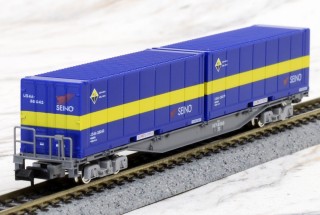 JR貨車 コキ107形 (増備型・西濃運輸コンテナ付) (鉄道模型) - ホビー 
